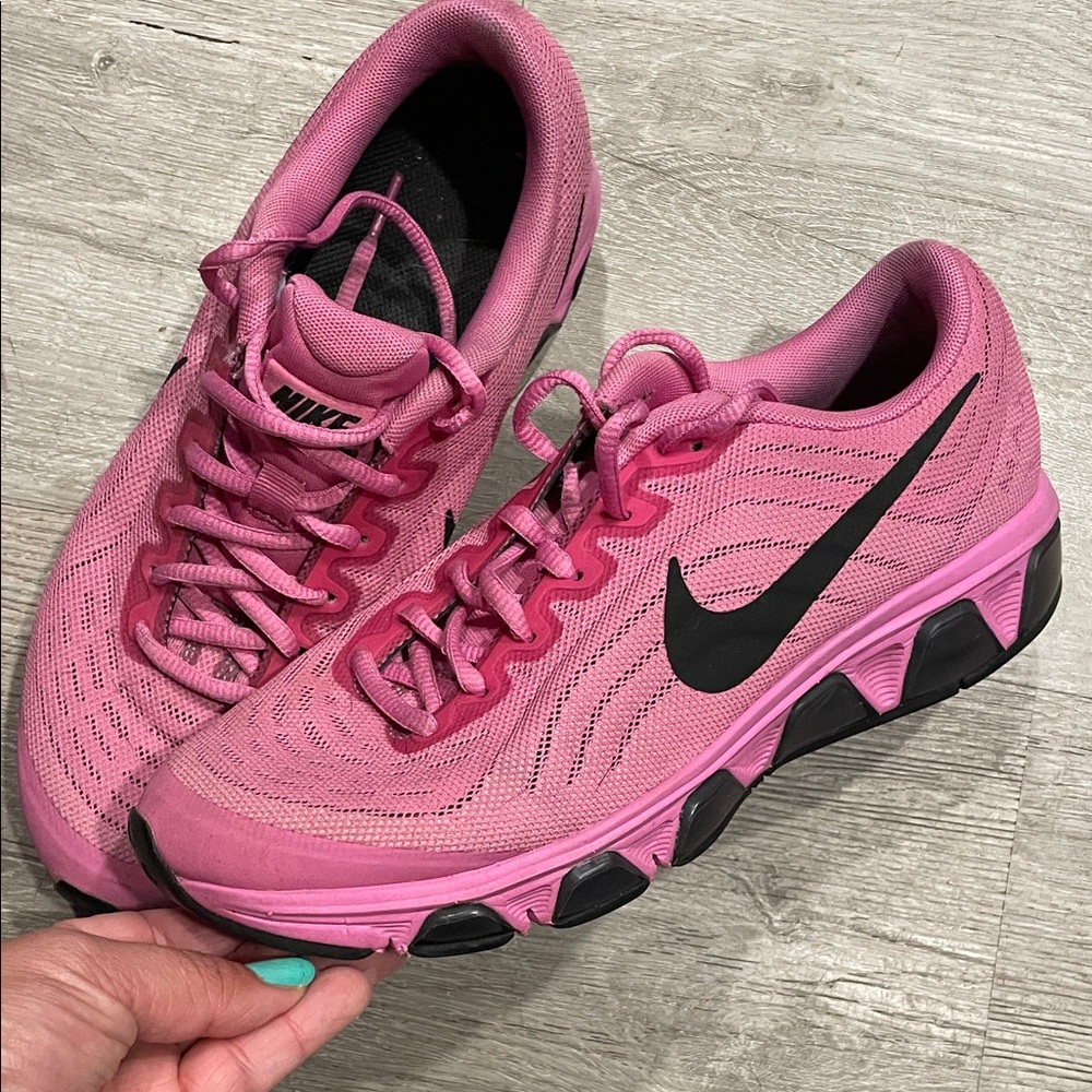 Nike Pink and Black Athletic Shoes